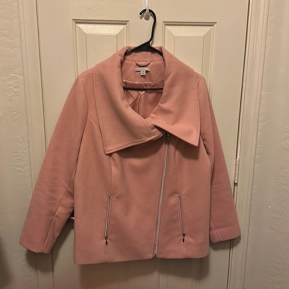Isaac Mizrahi Live Pink Zip up Jacket